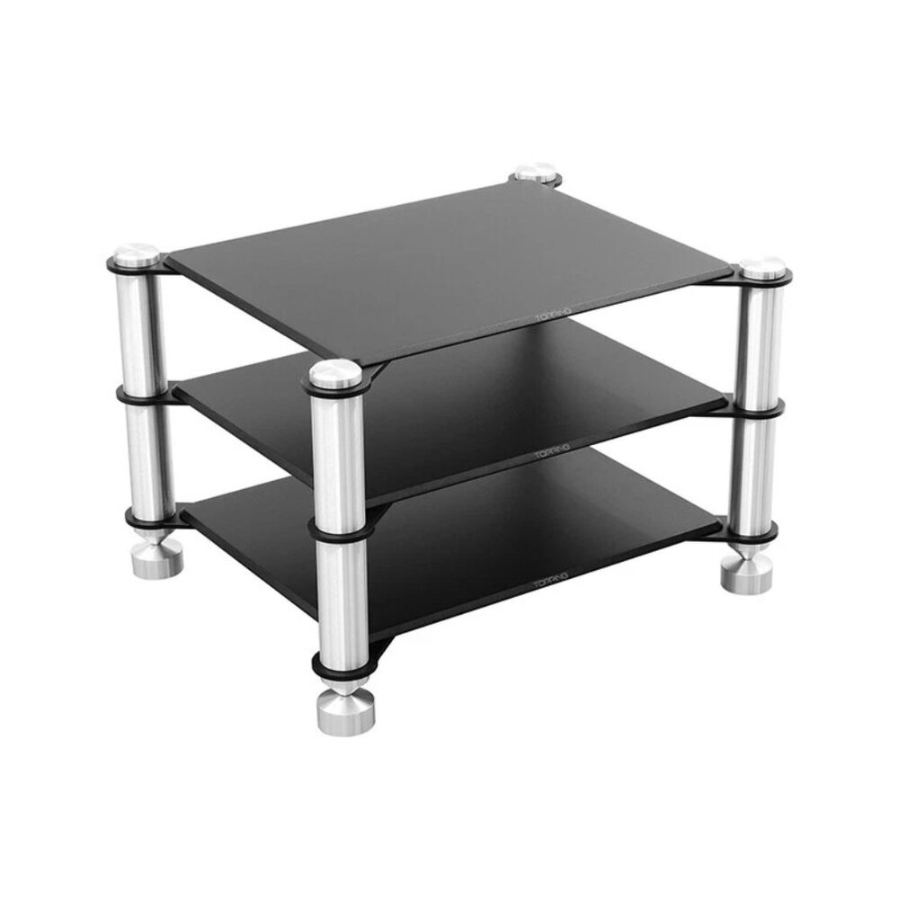 Topping SR2 HiFi Audio Component Rack Stand With 3-Tier Design  High-Quality Alu